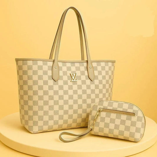 Women's PU Leather Plain Tote Bags