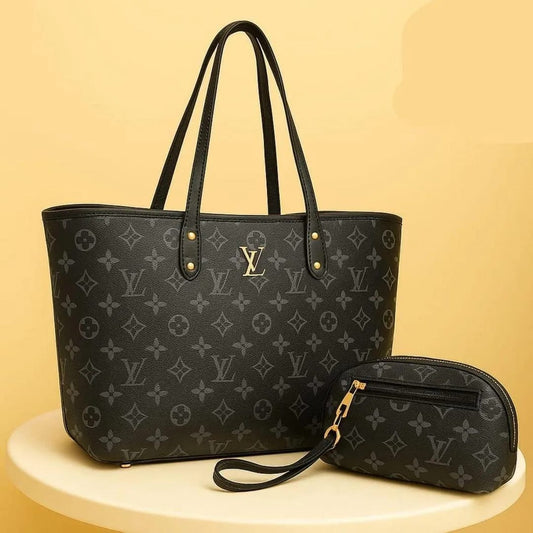 Women's PU Leather Plain Tote Bags