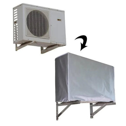 Premium Cotton Plain AC Cover - Indoor & Outdoor Included